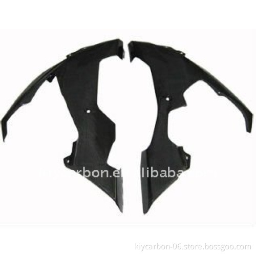 Carbon fiber lower side panels for Yamaha